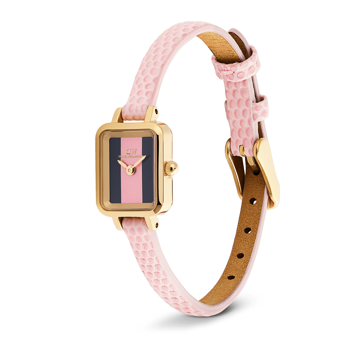 Đồng hồ Nữ Daniel Wellington Quadro Mini Màu Hồng  - 15.4x18.2mm DW00100956