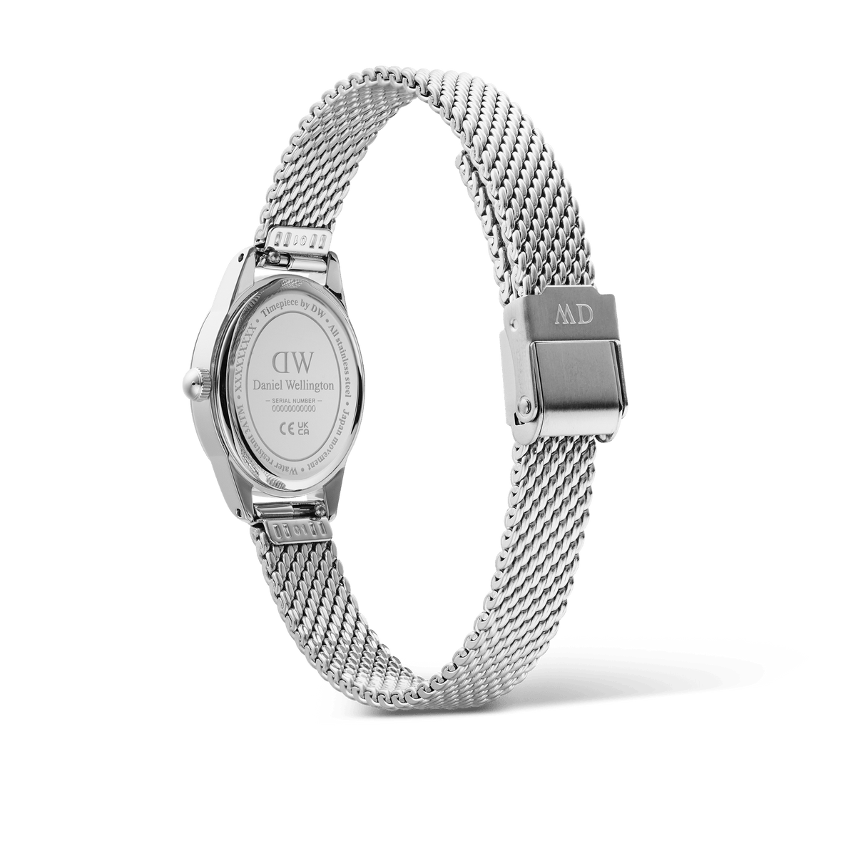 Đồng hồ Ophelia Mini Mesh White - Bạc