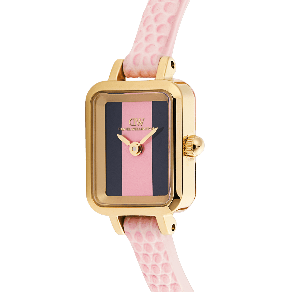Đồng hồ Nữ Daniel Wellington Quadro Mini Màu Hồng  - 15.4x18.2mm DW00100956