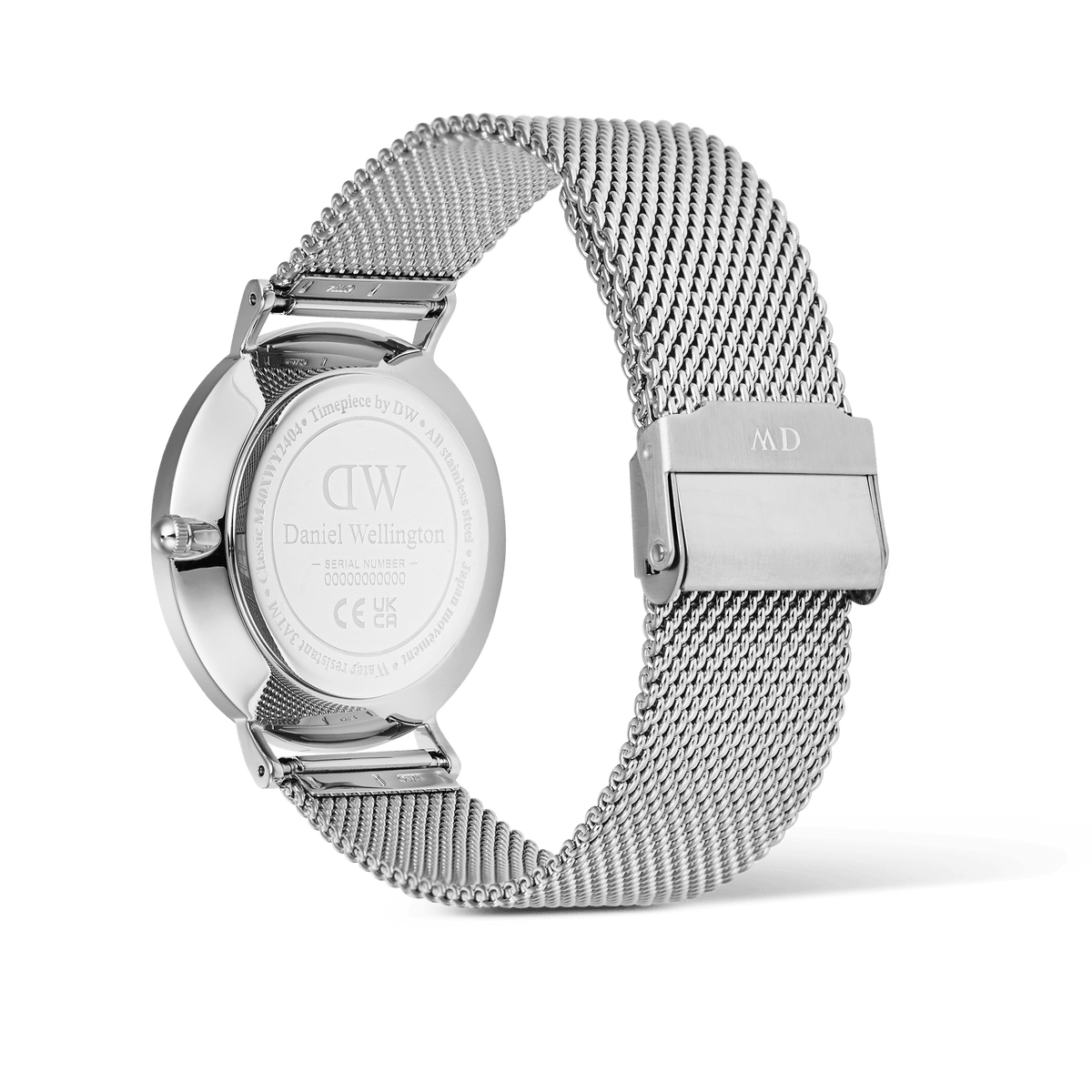 Đồng hồ Classic Day Display Sterling Champagne -  Bạc