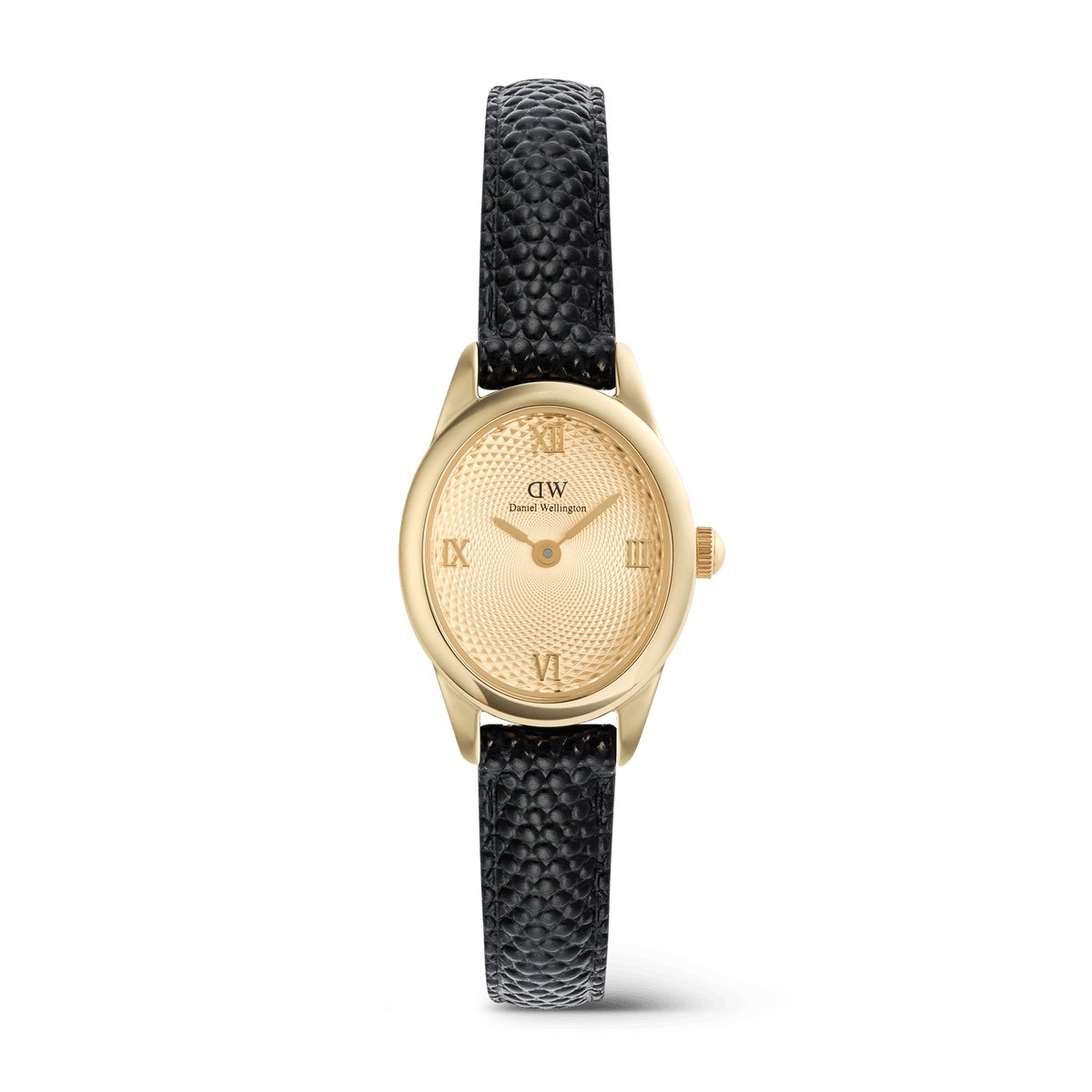 Đồng hồ Ophelia Mini Black Lizard Unitone Guilloché - Vàng 