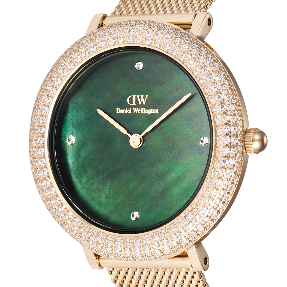 Đồng hồ Crystal Bezel -  Vàng