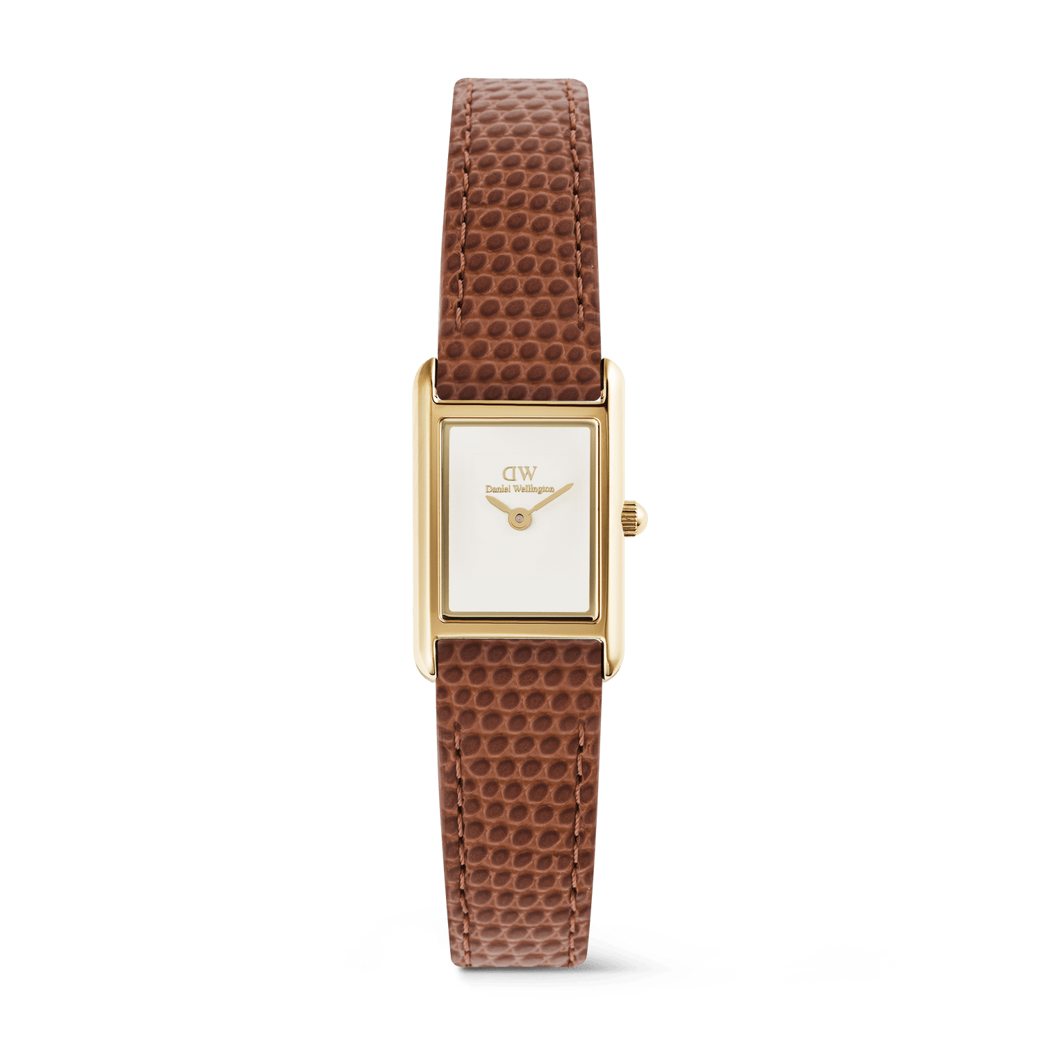 Đồng hồ Bound Mini Light Brown Lizard - Vàng 