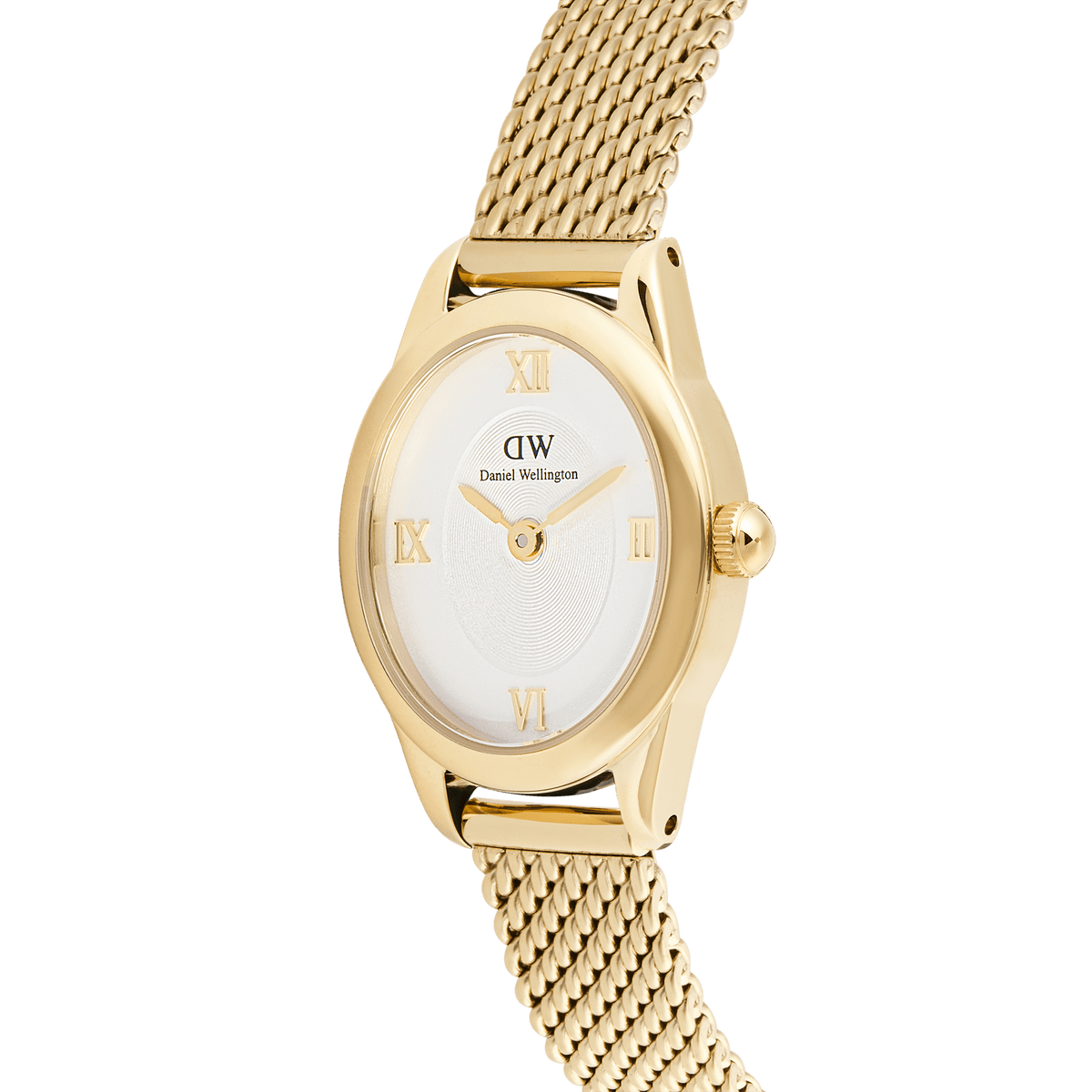 Đồng hồ Ophelia Mini Mesh White - Vàng