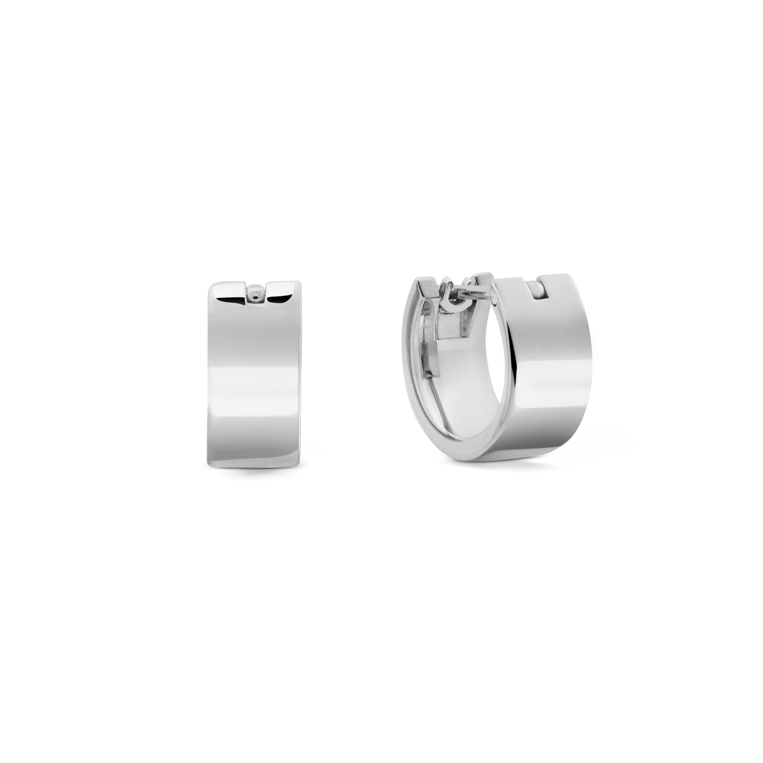 Hoa tai Line Earring Polished Silver 5.5mm - Bạc