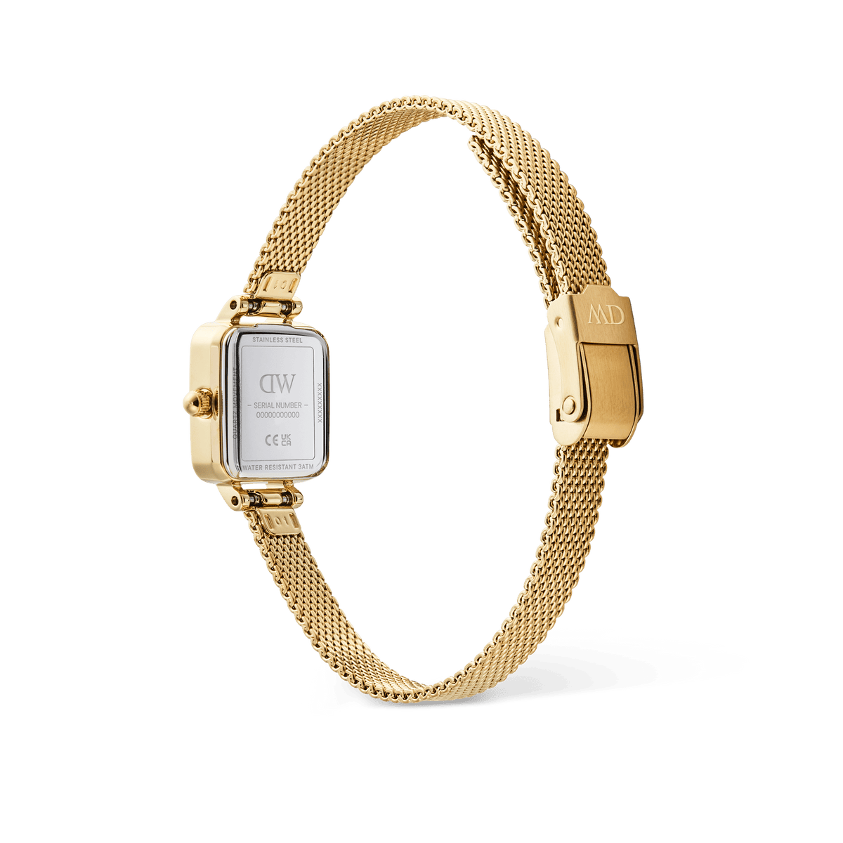 Đồng hồ Nữ Daniel Wellington Quadro Mini Màu Vàng  - 15.4x18.2mm DW00100961