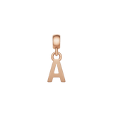 Charm Dây chuyền Letter -  Vàng Hồng