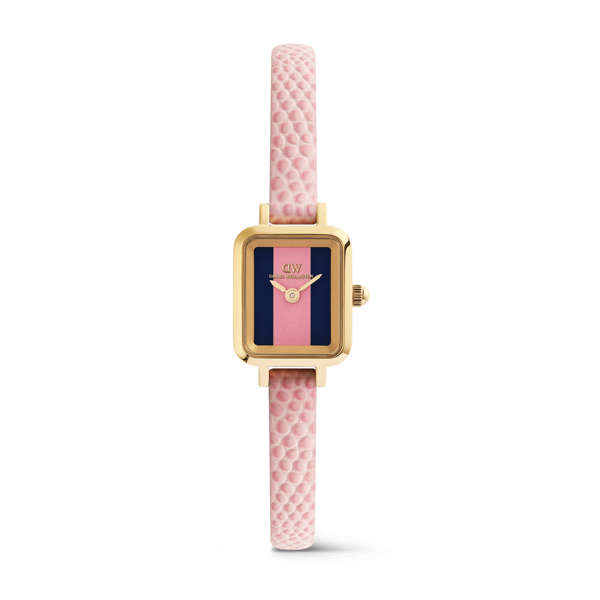 Đồng hồ Nữ Daniel Wellington Quadro Mini Màu Hồng  - 15.4x18.2mm DW00100956