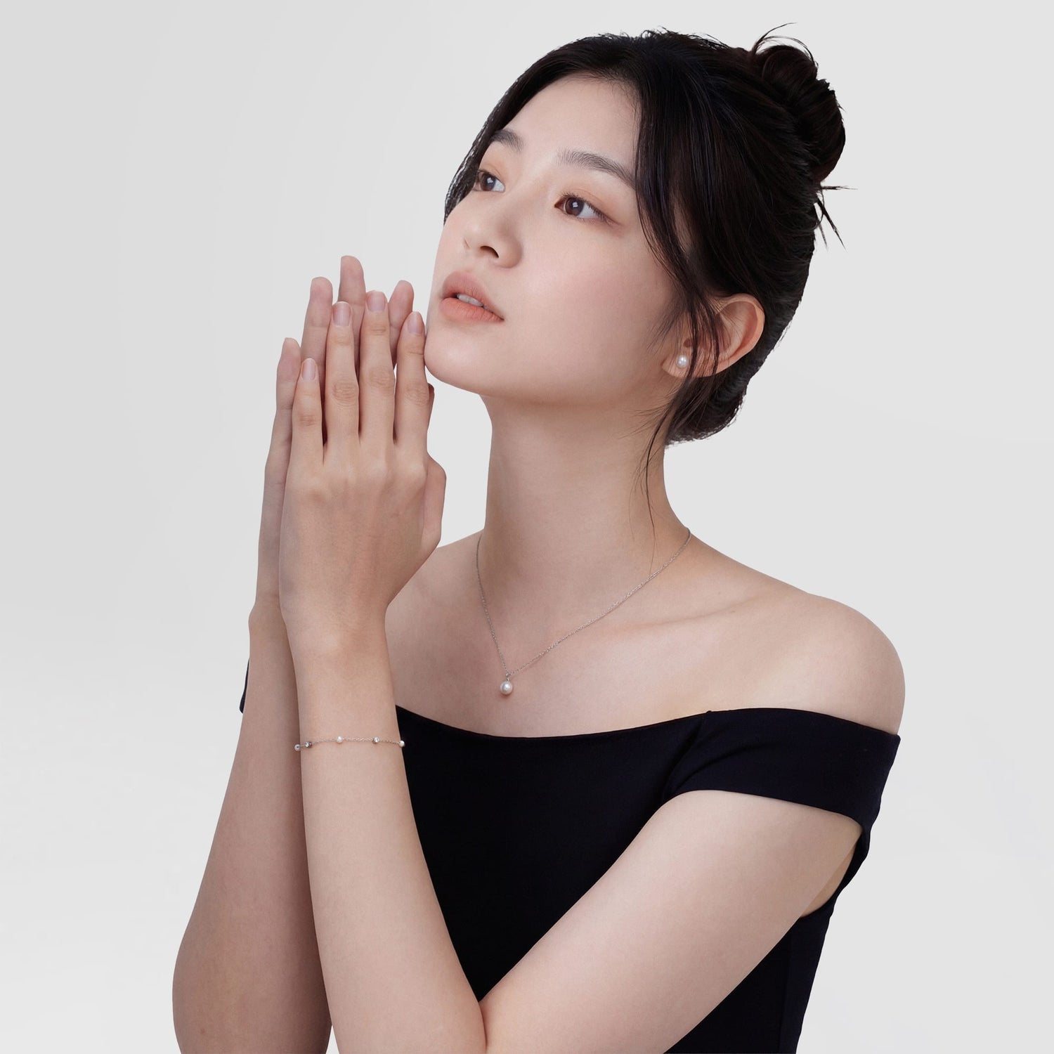 Vòng tay Pearl Bracelet Silver - Bạc