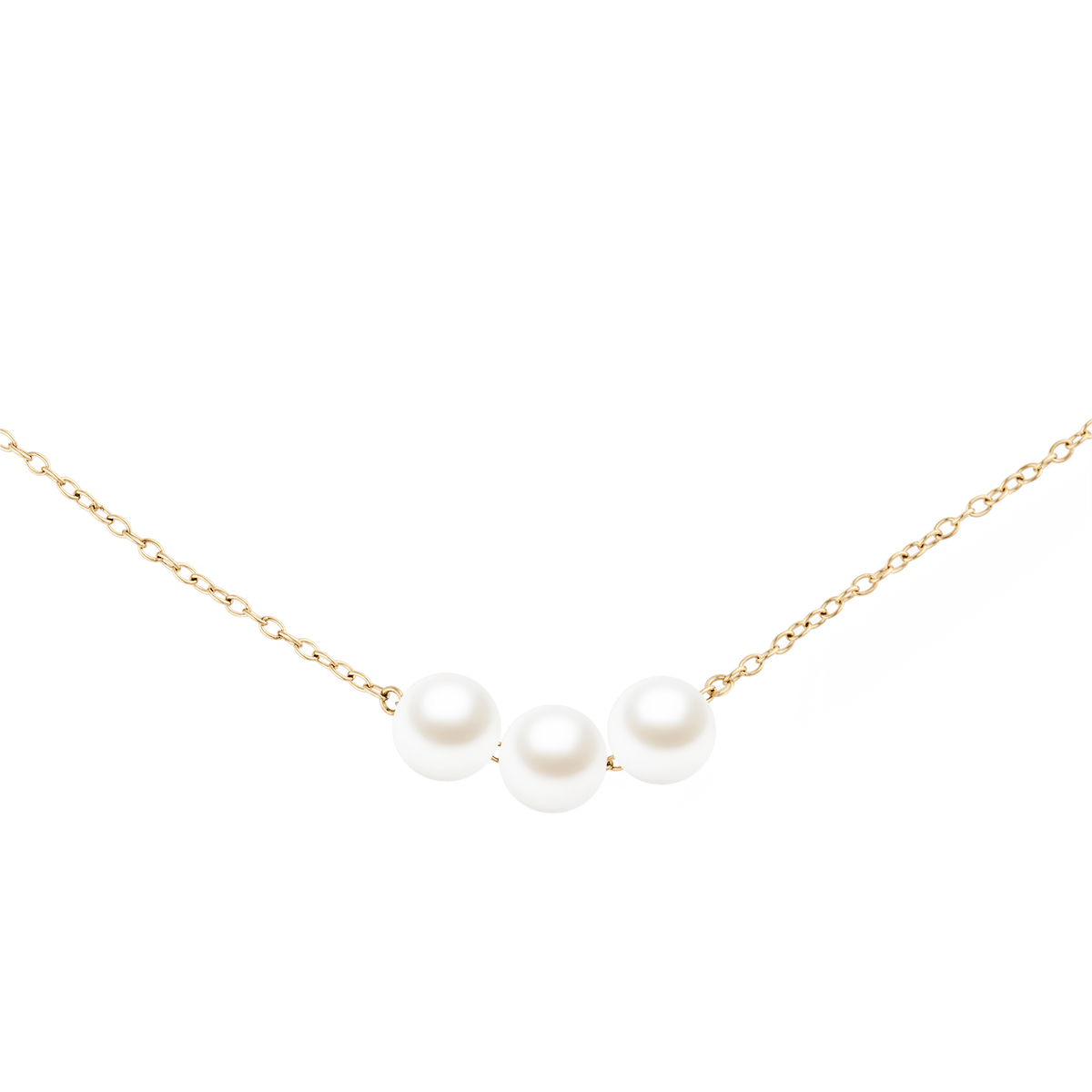 Vòng cổ Nữ Daniel Wellington Pearl Màu Vàng Dây thép không gỉ - 400-420-440mm DW00402110