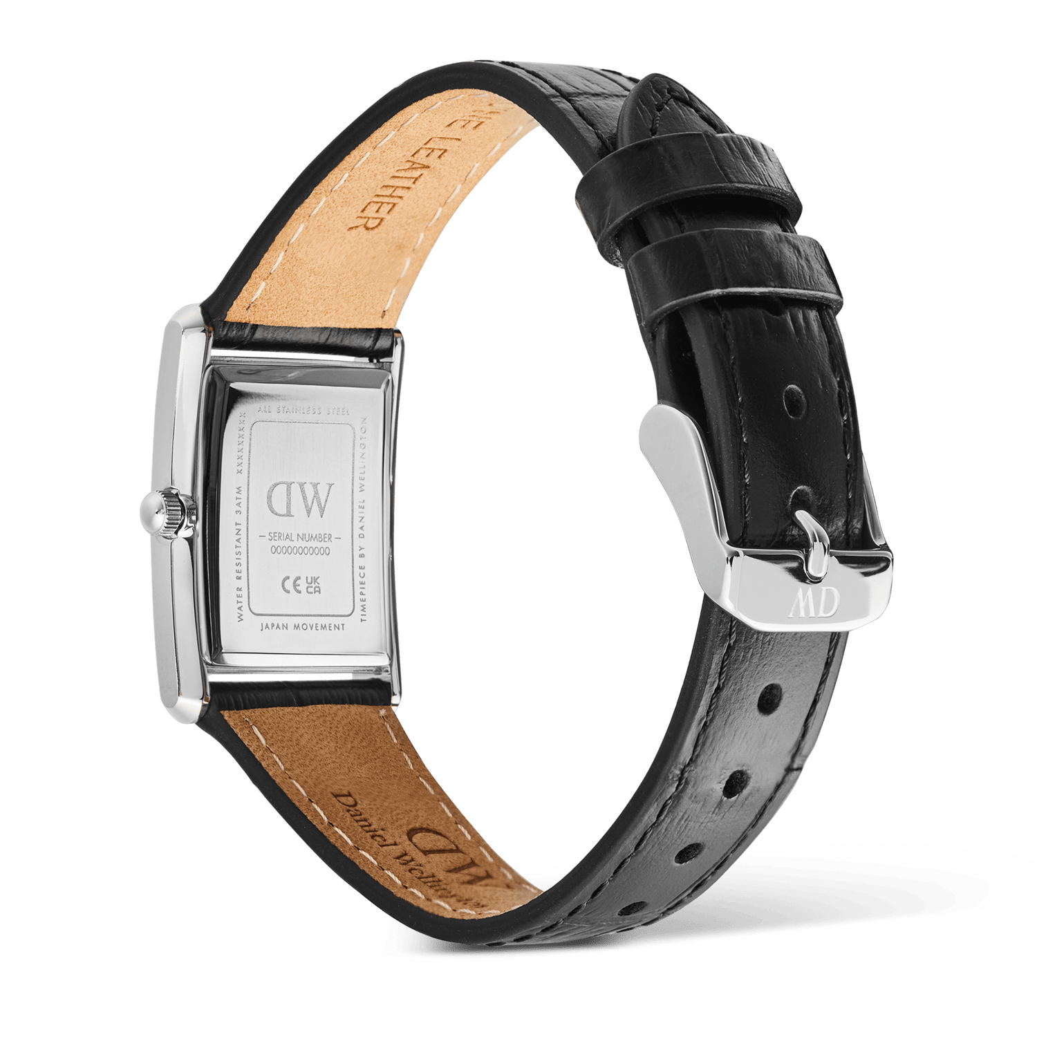 Đồng hồ Bound Black Crocodile Guilloché  - Bạc