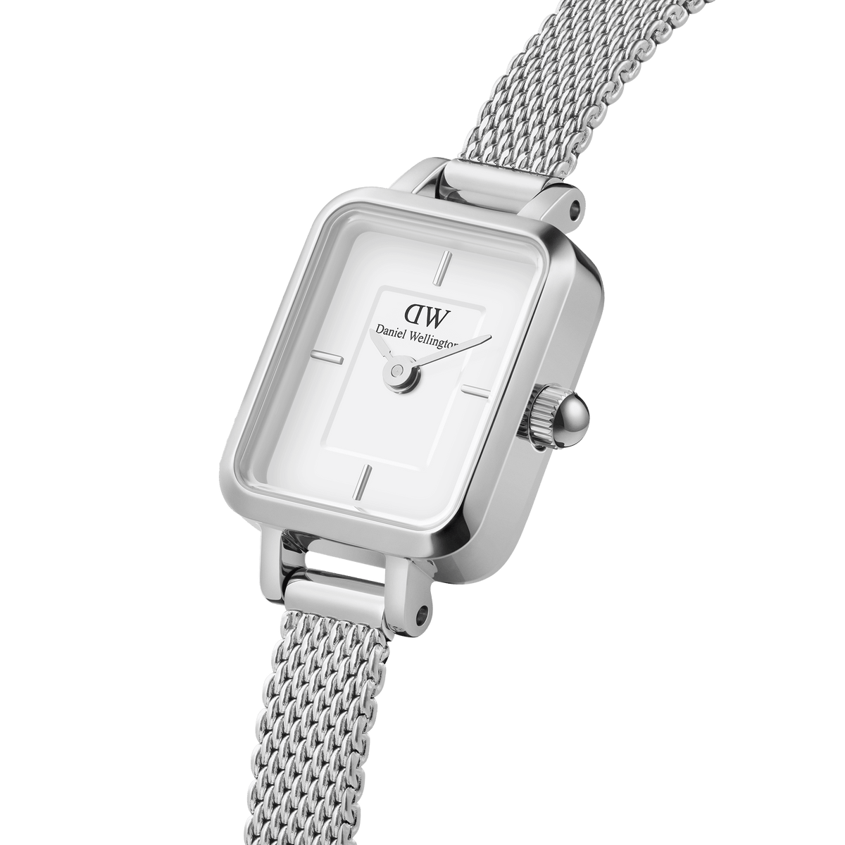 Đồng hồ Quadro Mini Sterling -  Bạc