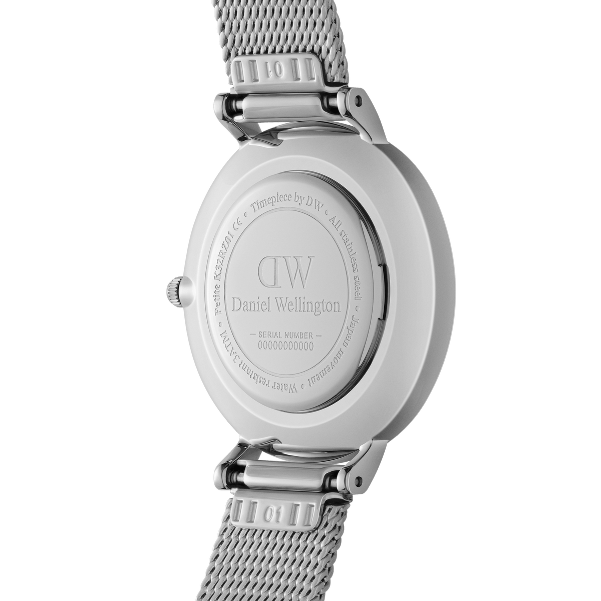 Đồng hồ Petite Roman Numerals Sterling -  Bạc