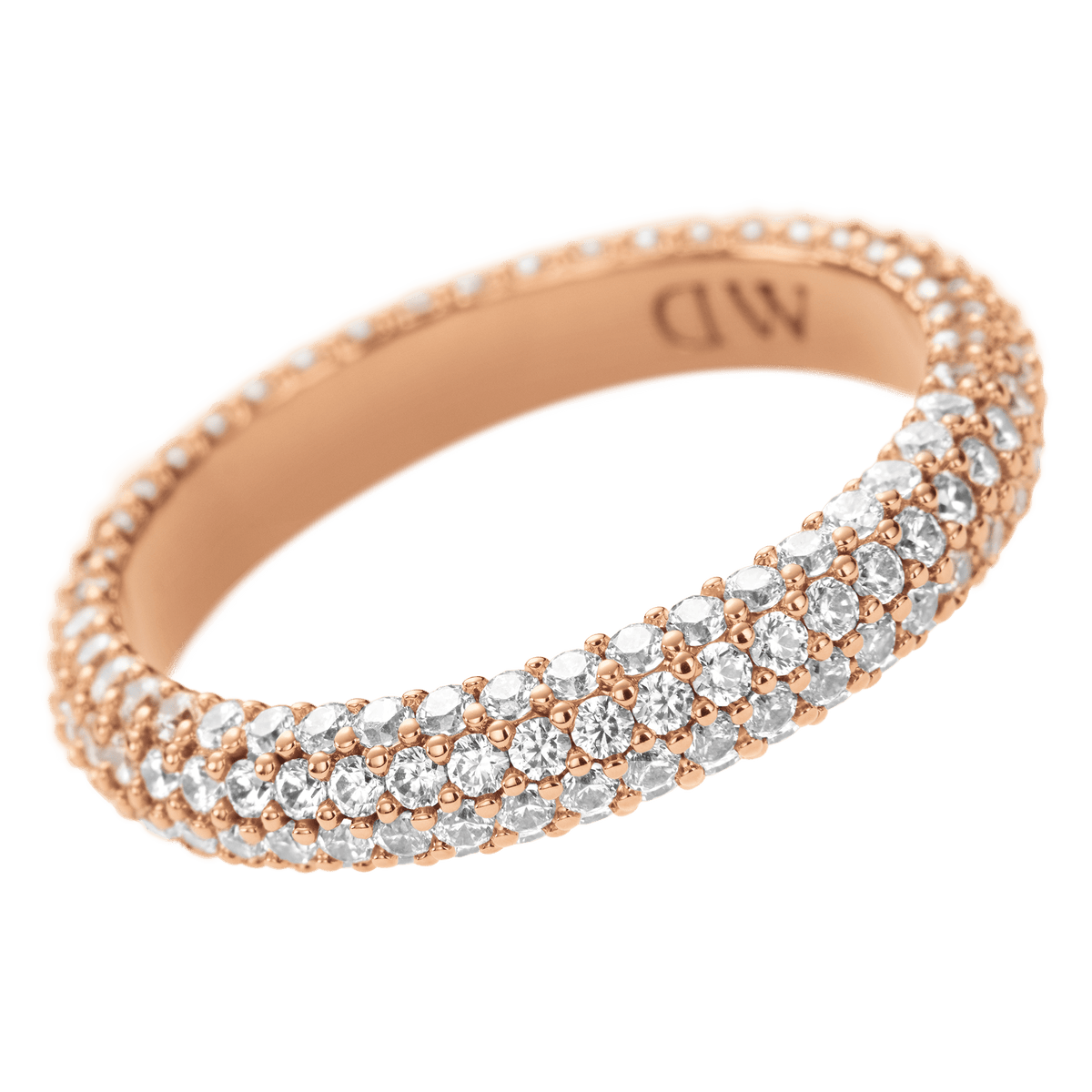 Nhẫn Pavé Crystal -  Vàng Hồng
